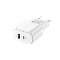 Forever USB laadija USB-C - USB PD QC 20W, valge (TC-01-20AC)