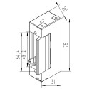 Electric strike with lock and memory, 600mA