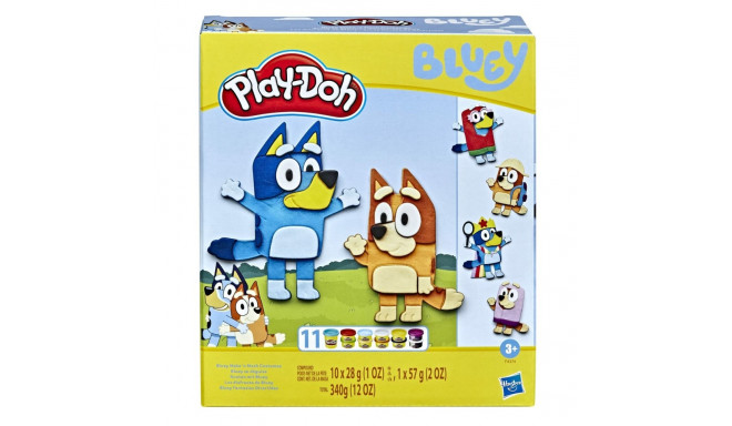 Пластилиновая игра Hasbro Bluey 11 цветов Разноцветный