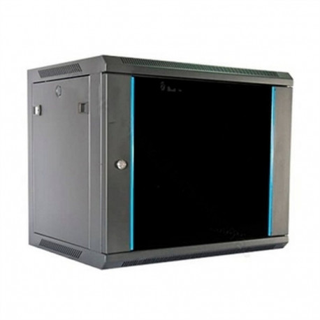 Seinakinnitusega Serverikapp 2LAN 9U Must