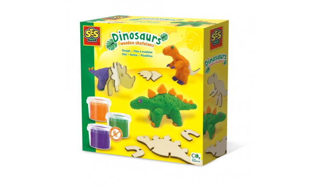 Пластилиновая игра SES Creative Dinosaurs Без глютена