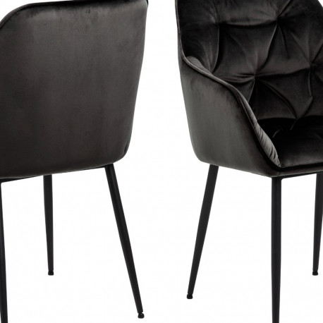 Söögitoolide komplekt Brooke 2tk 86768, hallikaspruun