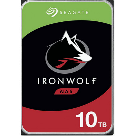 SEAGATE Ironwolf NAS HDD 10TB 7200rpm 6Gb/s SATA 256MB cache 89cm 3.5inch 24x7 CMR for NAS and RAID 