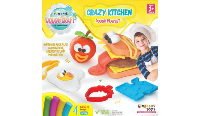 Gerardo's Toys voolimiskomplekt Köök Dough Craft 8 osa