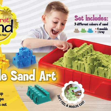 Gerardo's Toys Secret Sand modelleerimisliiv Loss alusega, 5 osa 750 g