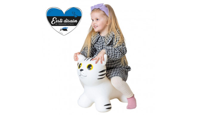 Gerardo's Toys Jumpy hüppeloom Kass, valge