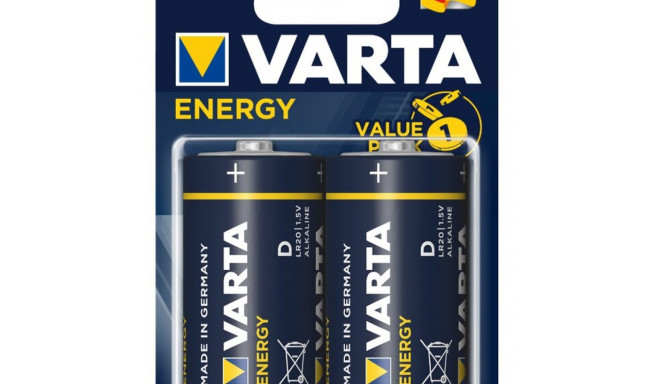Varta Energy Alkaline Patarei D LR20 BL 2 tk
