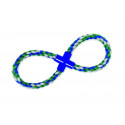 FLOSSYROPE 8-RING BLUE/GRN 36