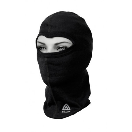 WarmWool Balaclava Jet Black näomask -
