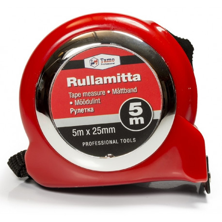TAMO Mõõdulint Tamoline measuring tape – 5m length, 25mm wide, nylon-coated with integrated magnet