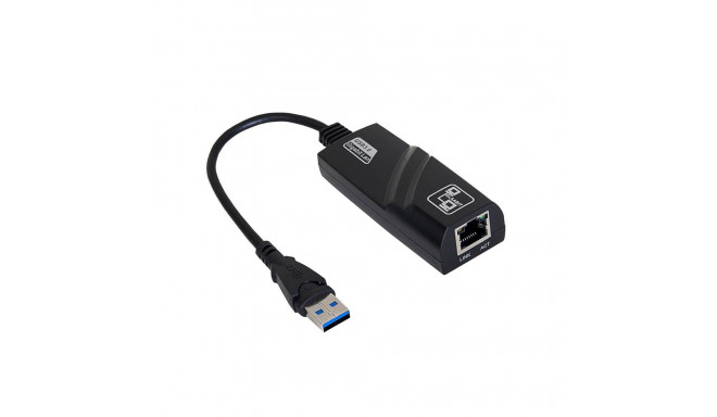 Akyga adapter with cable AK-AD-31 network card USB A (m) / RJ45 (f) 10/100/1000 ver. 3.0 15cm