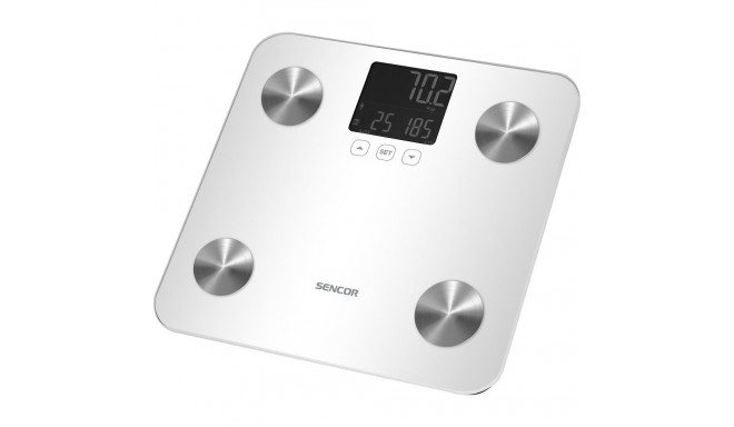 Personal fitness scale Sencor, white