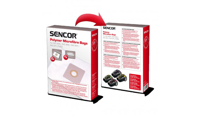 Tolmukott SVC8 (5tk +1 mikrofilter) Sencor SVCX1351