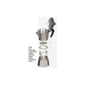 Bialetti Moka Express Stovetop Espresso Maker 6 cups