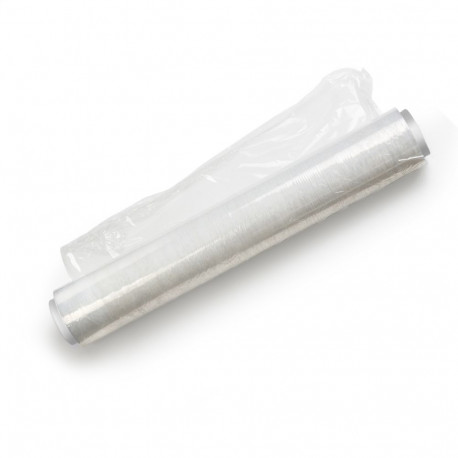 STRETCH WRAP FILM 23my/500mm, black, 3kg (Foil 2,5kg, sleeve 500gr)