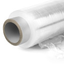 STRETCH WRAP FILM 23my/500mm, black, 3kg (Foil 2,5kg, sleeve 500gr)