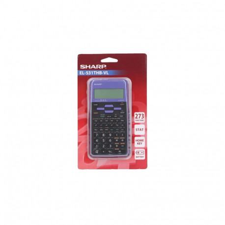 SHARP CALCULATOR SCIENTIFIC BLISTER VIOLET EL531THBVL