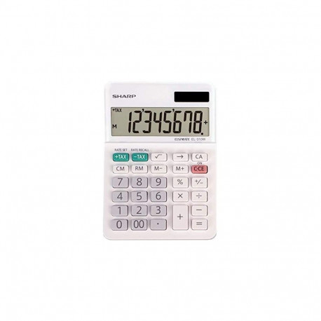 SHARP CALCULATOR DESKTOP BOX EL310ANWH