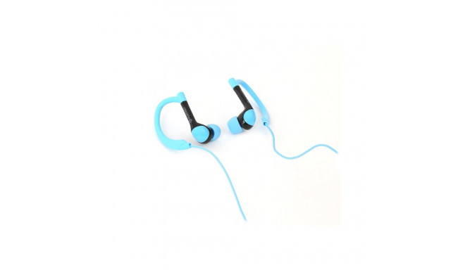 PLATINET IN-EAR EARPHONES + MIC SPORT PM1072 BLUE [42937]