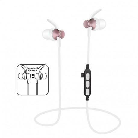 PLATINET IN-EAR BLUETOOTH V4.2 + microSD SPORT EARPHONES + MIC PM1060 PINK [444464]