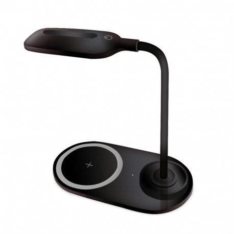 PLATINET DESK LAMP WIRELESS CHARGER 5W BLACK [45248]