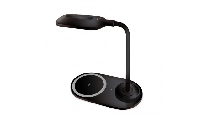 PLATINET DESK LAMP WIRELESS CHARGER 5W BLACK [45248]