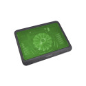 OMEGA LAPTOP COOLER PAD (WIND) 14 CM FAN GREEN