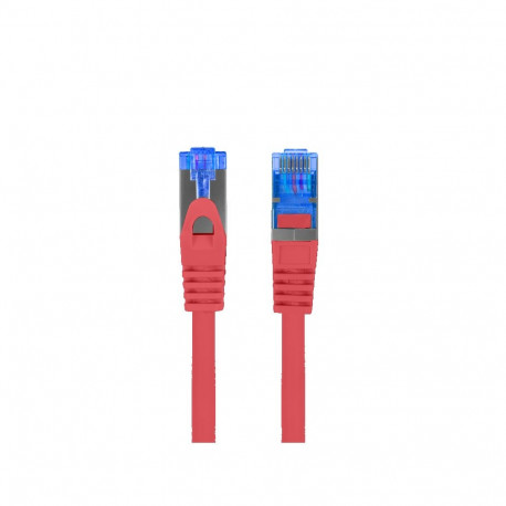 PATCHCORD CAT.6A S/FTP LSZH CCA 0.25M RED FLUKE PASSED LANBERG