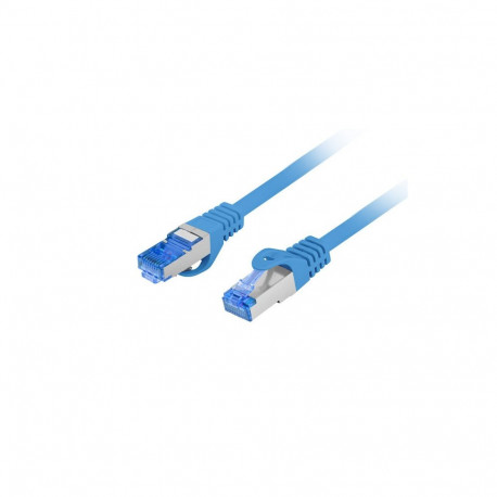 PATCHCORD CAT.6A S/FTP LSZH CCA 0.25M BLUE FLUKE PASSED LANBERG