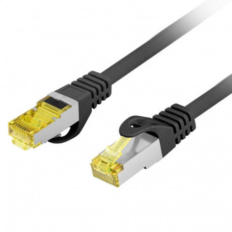 PATCHCORD CAT.6A S/FTP LSZH CU 2M BLACK FLUKE PASSED LANBERG