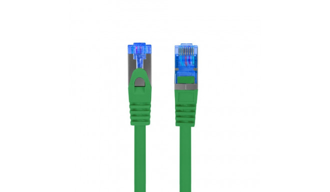 PATCHCORD CAT.6A S/FTP LSZH CCA 0.5M GREEN FLUKE PASSED LANBERG