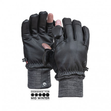 Vallerret fotokindad Hatchet nahast XS, must