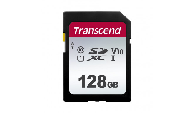 TRANSCEND SILVER 300S SDXC UHS-I U1 (V10) R100/W25 128GB