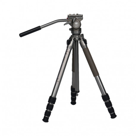 Sirui Pilot Series Alu Tripod GT04+GT5 Videohead Grey