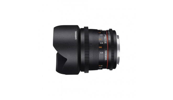 Samyang 10mm T3.1 VDSLR ED AS NCS CS II objektiiv Nikon F