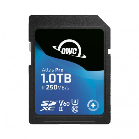 OWC mälukaart Atlas Pro SDXC UHS-II R250/W130 (V60) 1000GB/1TB