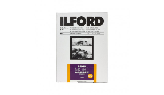 ILFORD MULTIGRADE RC DELUXE SATIN 17.8X24CM 100