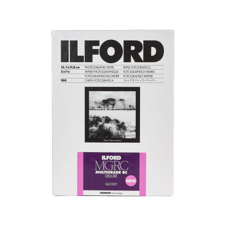 Ilford fotopaber Multigrade RC Deluxe läikiv 12,7x17,8cm 25 lehte