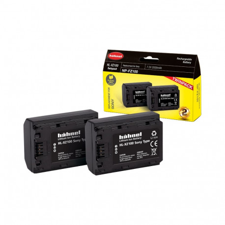 Hähnel Sony aku HL-XZ100 / NP-FZ100 kaksikpakk