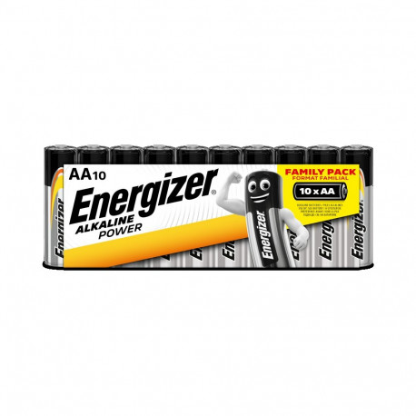 Energizer patareid Power AA 10 pack tray