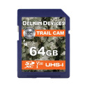 Delkin mälukaart SDXC 64GB Trail Cam (V30) R100/W50