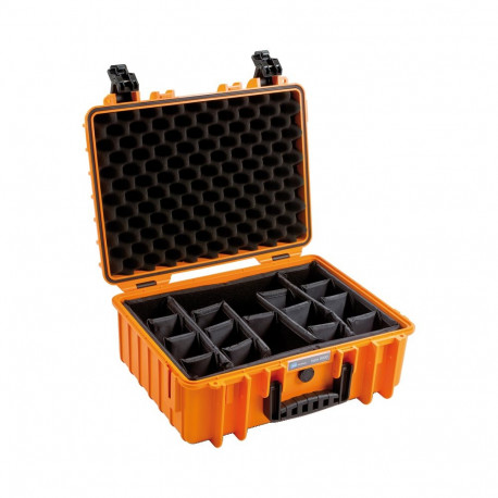 BW välikohver Type 5000 vaheseinte süsteemiga, oranž