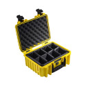 BW OUTDOOR CASES TYPE 3000 / YELLOW (DIVIDER SYSTEM)