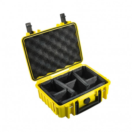 BW Outdoor Cases Type 1000 / Yellow (divider system)