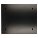 Wall cabinet rack 6U 600x600 black two sections