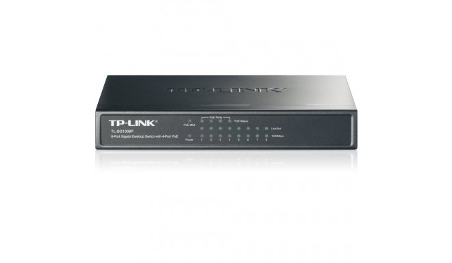 TP-Link TL-SG1008P Switch 8port 1000Mb/s / 4x PoE / 53W
