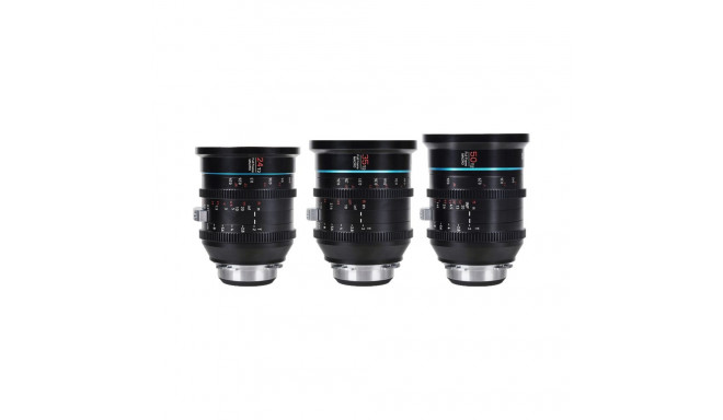 Sirui Cine Lens-Set Jupiter FF 24/35/50 mm T2 Macro PL-Mount