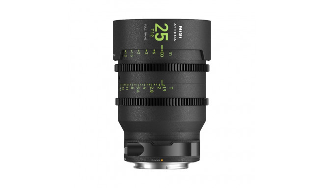 NiSi Cine Lens Athena Prime 25mm T1.9 E-Mount