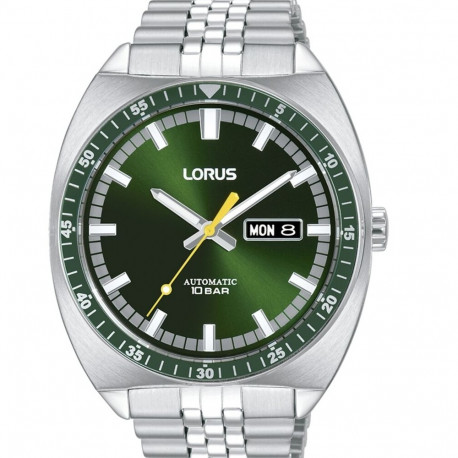 Meeste Kell Lorus RL443BX9 Roheline Hõbedane