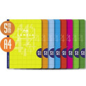 Notebook Lamela Multicolour A4 50 Sheets 5 mm (10 Units)